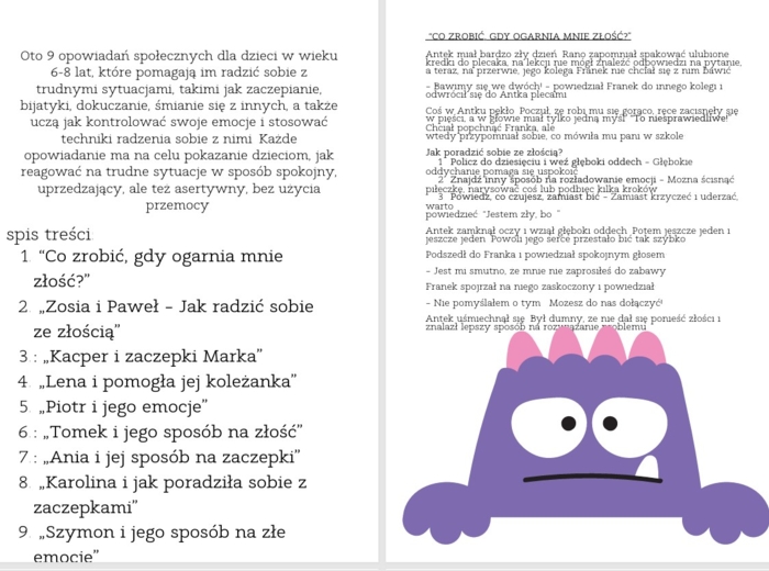 9 opowiadań społecznych dla dzieci w wieku 6-8 lat