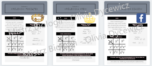 Dziedziczenie płci i chorób sprzężonych z płcią (hemofilia, daltonizm)