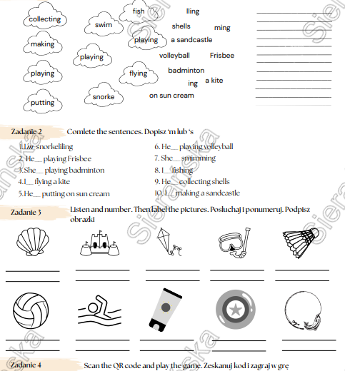 Tiger and Friends 3 Unit 6 At the beach