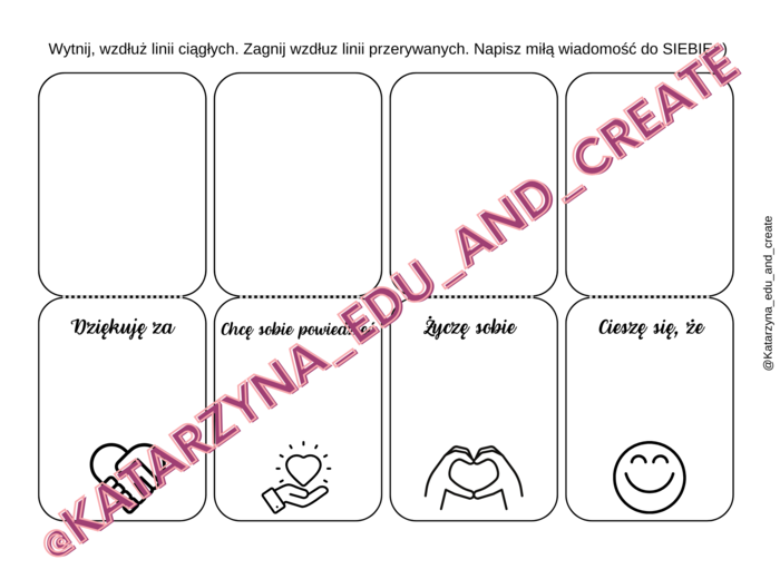 Nowy rok szkolny – karteczki z miłymi słowami