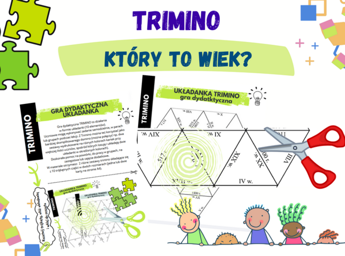 Który to wiek? – układanka trimino w dwóch wersjach