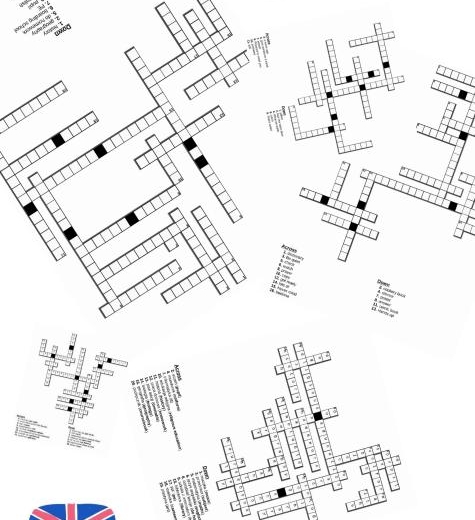 English Class A2 – Unit 3 – krzyżówki