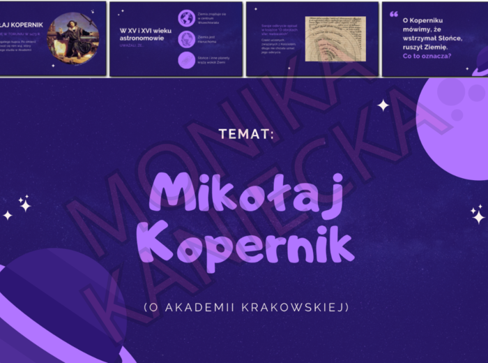 Mikołaj Kopernik - prezentacja historia klasa 4