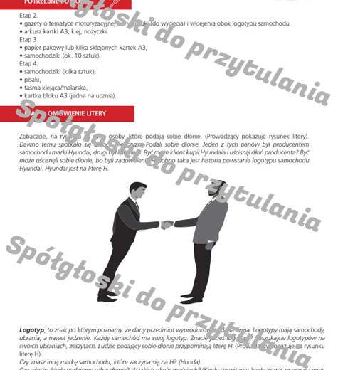 Spółgłoski do przytulania. Nauka liter poprzez zmysły, wrażenia i zabawę. Monografia litery H wraz ze scenariuszem jej wprowadzania, kartami pracy.
