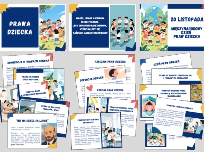 Prawa dziecka - gazetka / prezentacja na Dzień Praw Dziecka