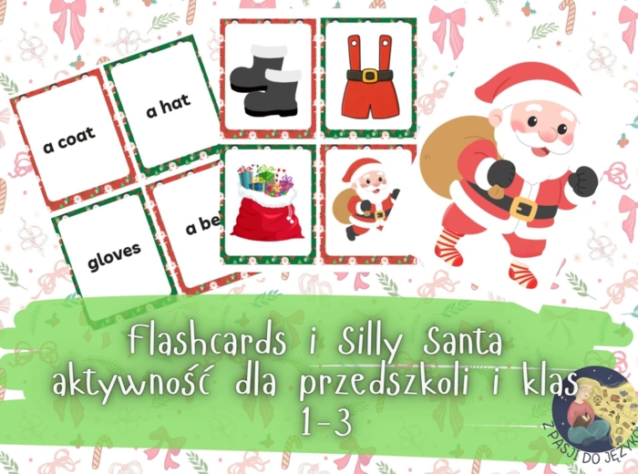 Flashcards Silly Santa- Boże Narodzenie