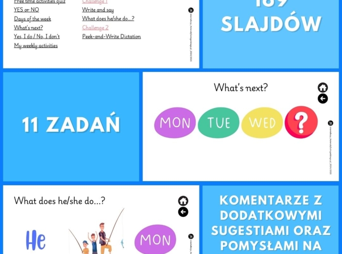 Prezentacja New English Adventure 3 – Unit 6 My hobbies