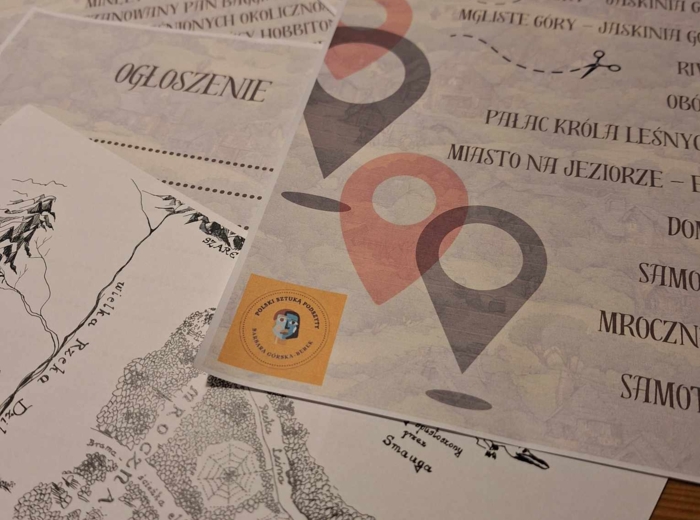 Wielofunkcyjne karty ról, karty do pracy w grupach, "Hobbit, czyli tam i z powrotem"