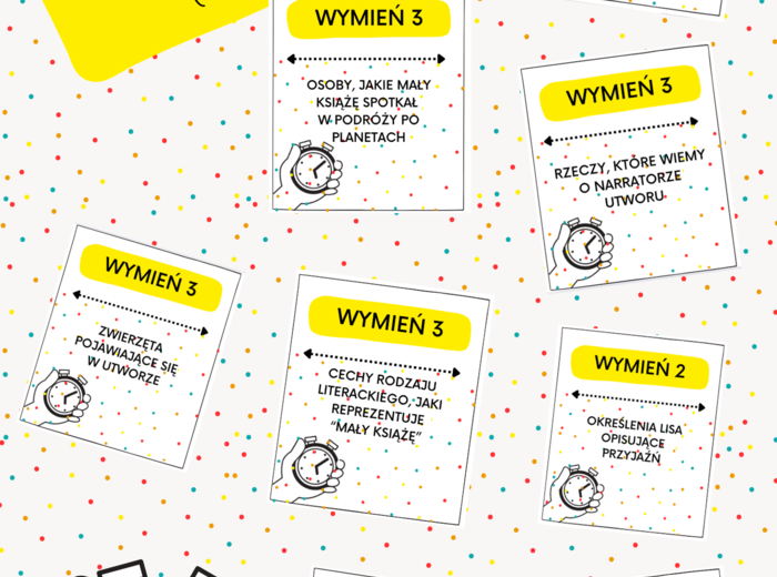 Lekturowe 5 sekund - WIELKI ZESTAW - Lektury z klas 7-8