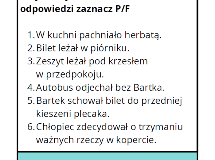 Detektywi szczegółów – stacje zadaniowe do czytania ze zrozumieniem