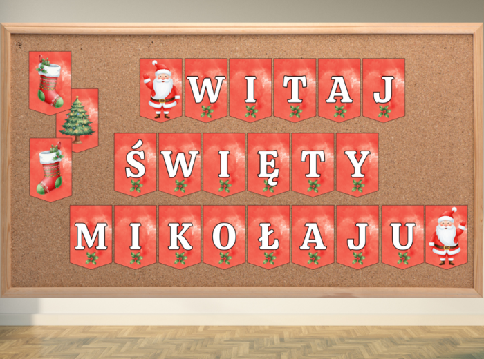 GIRLANDA MIKOŁAJKI