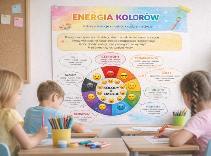 Plakat „Energia kolorów”