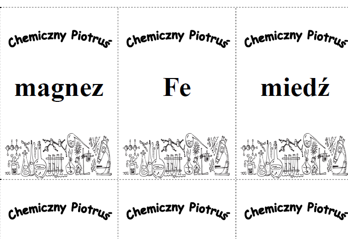 Chemia. Chemiczny Piotruś