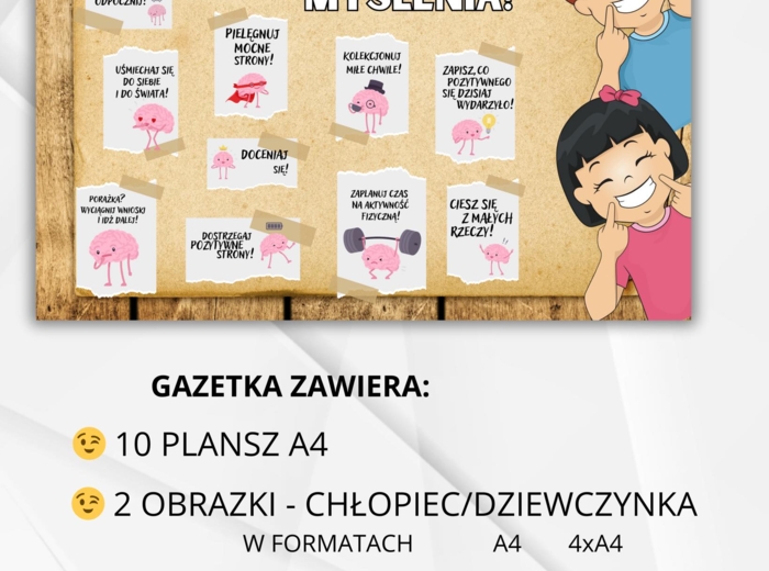 Gazetka szkolna - DZIEŃ POZYTYWNEGO MYŚLENIA