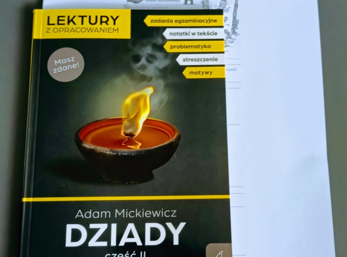 Zakładka lekturowa ,,Dziady" cz. II