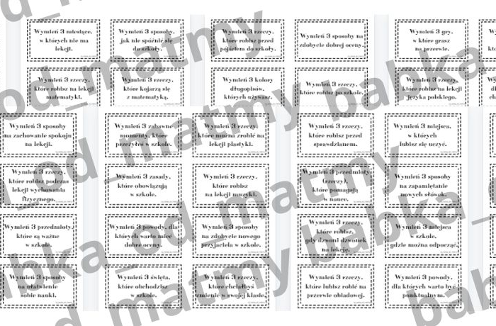 5 sekund: AKCJA - INTEGRACJA. Gra na godzinę wychowawczą (i nie tylko...).