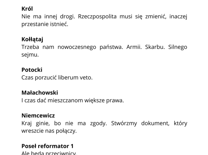 Konstytucja, która zmienia bieg historii