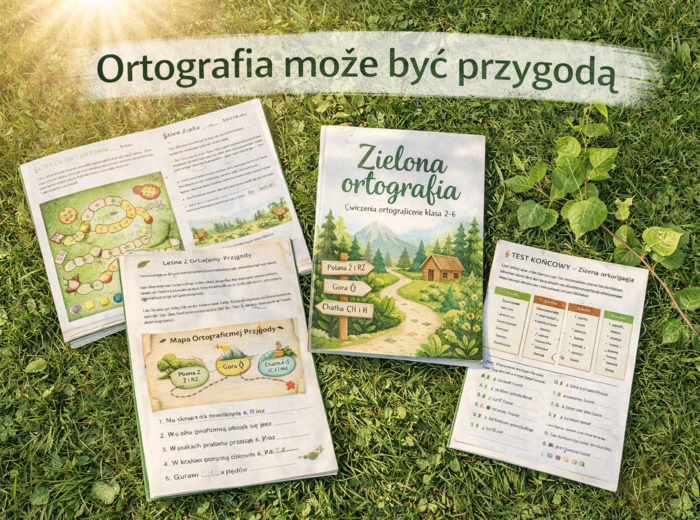Zielona ortografia – ćwiczenia ortograficzne inspirowane lasem
