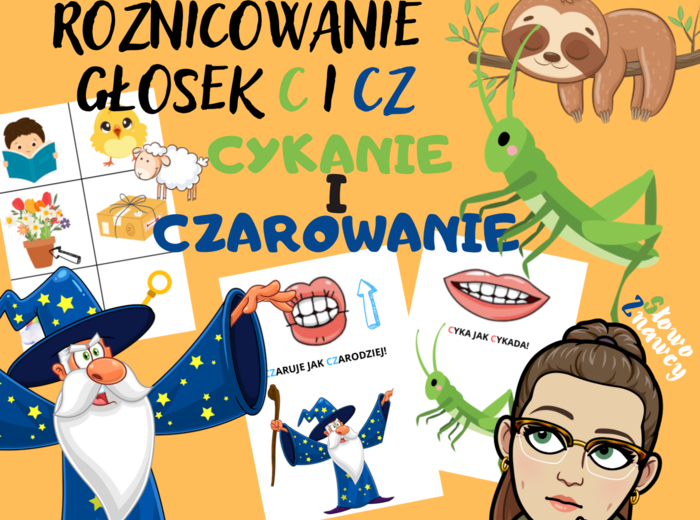 RÓŻNICOWANIE CZ I C - ćwiczenia słuchowe