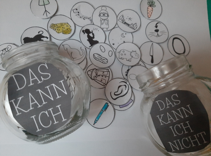 Mein Wörterbuch - cz.II. - SŁOIK SŁÓWEK - Gra do nauki i utrwalenia słówek klasy 1-4 z języka niemieckiego. Wklejka do zeszytu.