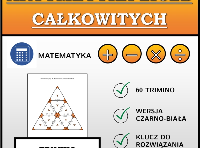 Trimino - Arytmetyka liczb całkowitych | matematyka