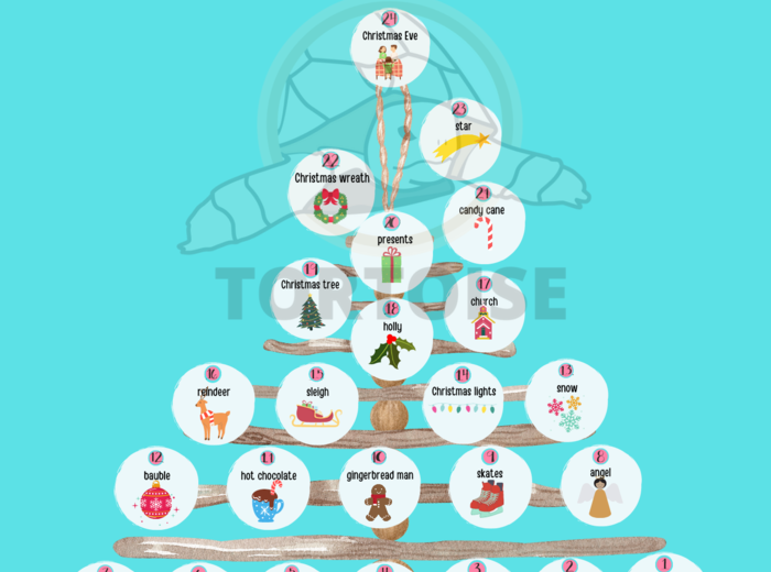 Kalendarz adwentowy - wersja angielska