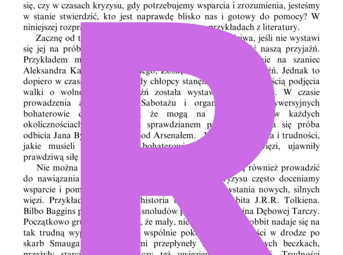 Rozprawka wzór. Prawdziwych przyjaciół poznajemy w biedzie