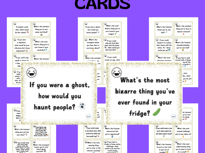 FUNNY CONVERSATION CARDS