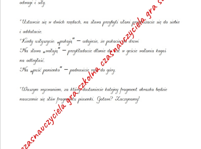 Podróż do niepodległości - gra szkolna klasy I-III