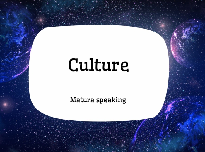 🎭 Speaking Practice – Culture (Matura Speaking Pack) 💬 (materiał konwersacyjny, poziom B1/B2, 25 stron)matura ustna, kultura, sztuka, film, muzyka, tradycje, zwyczaje, pytania maturalne, konwersacje po angielsku, angielski B1 B2, tematy maturalne, przygo
