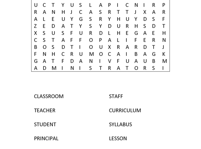 100 stron!!! WORDSEARCH Wykreślanka BACK TO SCHOOL [słówka ang. kojarzone ze szkołą]