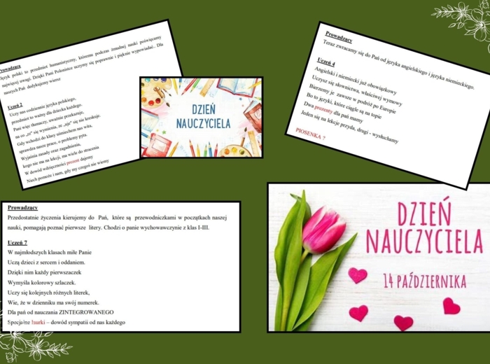 Dzień Nauczyciela. Koncert życzeń