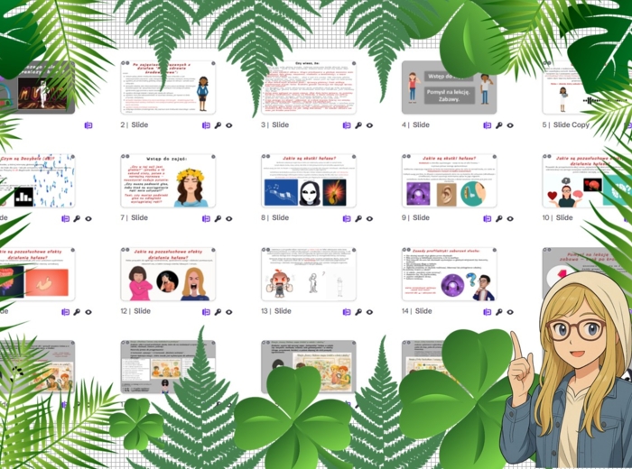 Prezentacja multimedialna w genial.ly „Dlaczego należy ograniczyć hałas?" Edukacja zdrowotna. Klasa 5. Dział „Moje zdrowie środowiskowe".