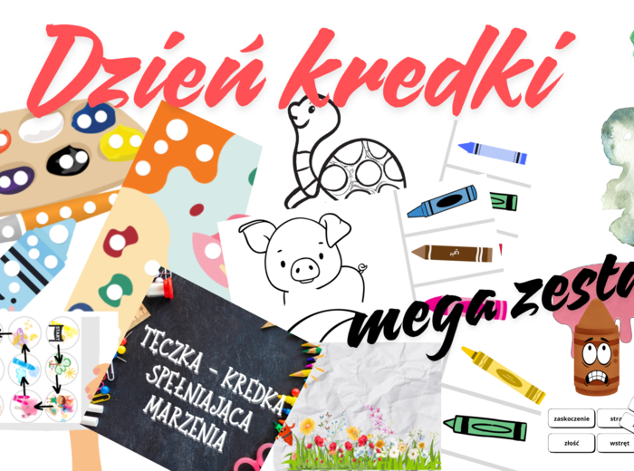 MEGA ZESTAW NA DZIEŃ KREDKI - cały dzień zajęć!