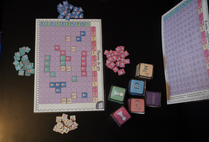 Klasa 7 i 8. Chemia. Gra planszowa - "Słone kości"