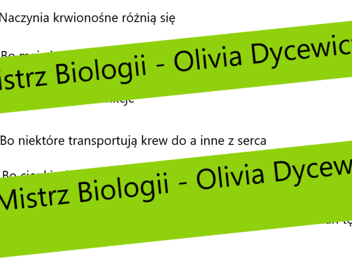 5x dlaczego - myślenie krytyczne - Naczynia krwionośne
