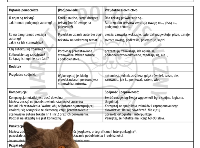 Wystarczająco dobra notatka syntetyzująca