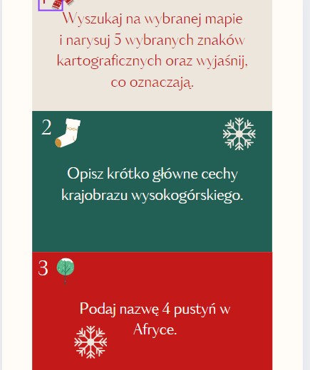 Geograficzny Kalendarz Adwentowy 2024