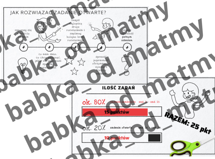 Egzamin ósmoklasisty z matematyki - prezentacja na lekcję organizacyjną