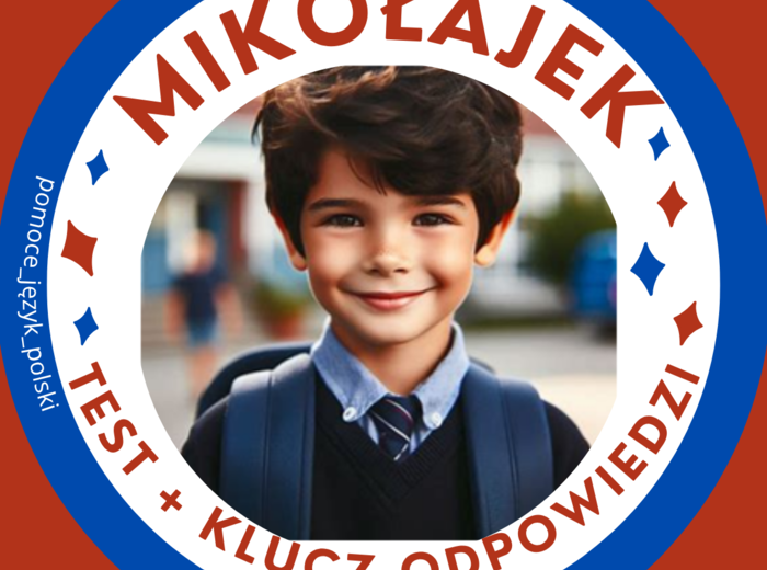Mikołajek - test + klucz odpowiedzi
