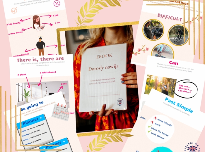 Ebook "Dorosły nawija. Materiały konwersacyjne dla dorosłych na poziomie A1/A2."