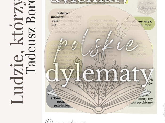 Tadeusz Borowski "Ludzie, którzy szli" - opracowanie maturalne