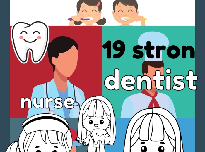 Angielski zawody kolorowanki ,Dentysta