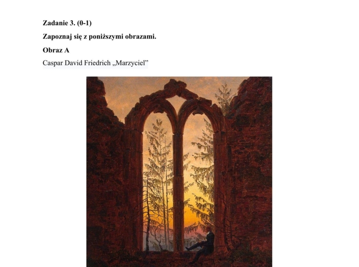 📃Test historycznoliteracki – język polski – matura Romantyzm
