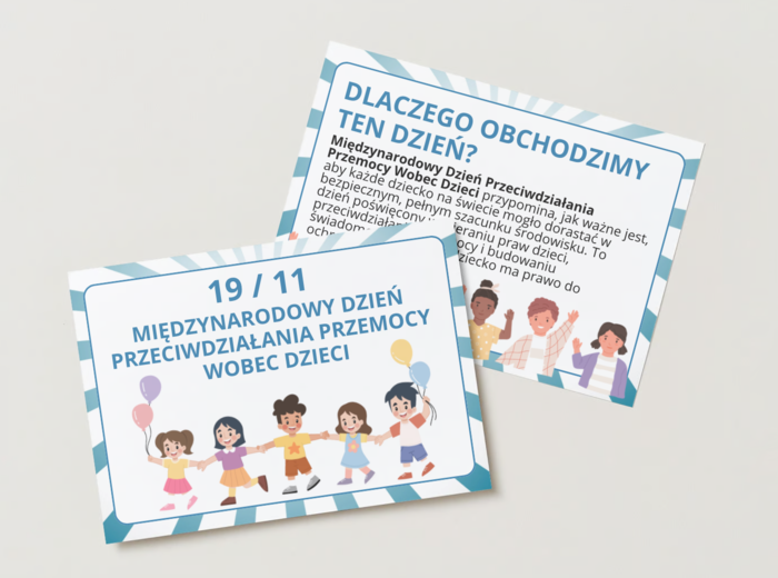 19 / 11 Międzynarodowy Dzień Przeciwdziałania Przemocy Wobec Dzieci