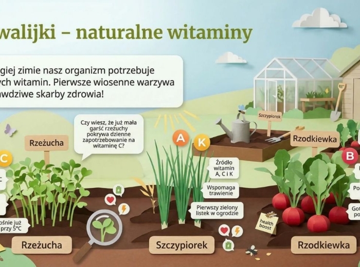 Wiosna - prezentacja, gazetka szkolna, materiały