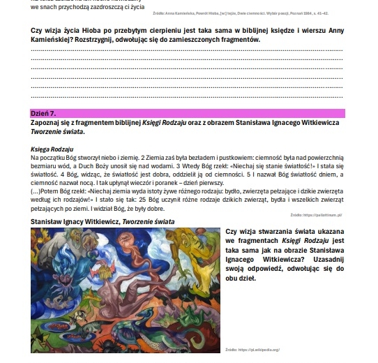 Zadania do matury pisemnej