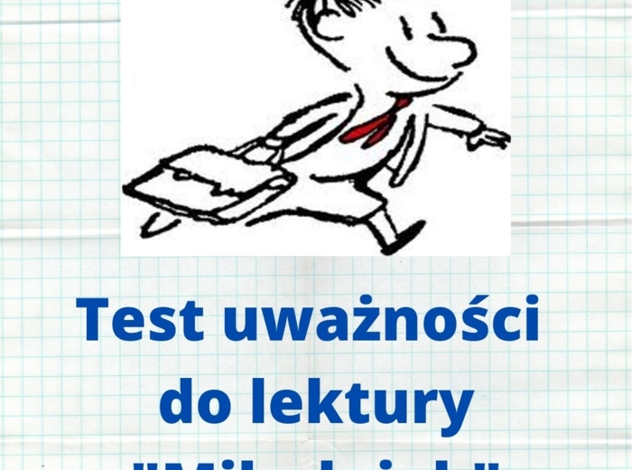 Test uważności do lektury "Mikołajek"