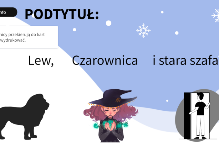 Opowieści z Narnii - cykl lekcji