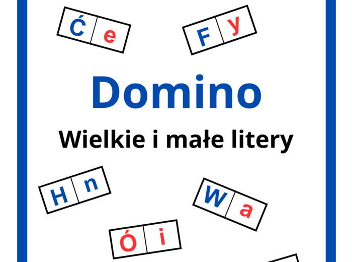 Domino Wielkie i małe litery